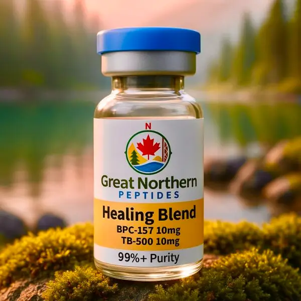 Buy Healing Blend peptide in Canada – TB-500 and BPC-157 combination for healing, recovery, and repair.