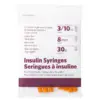Buy insulin syringes 0.3mL in Canada – 8mm 30G sterile needles for peptide use from Great Northern Peptides.