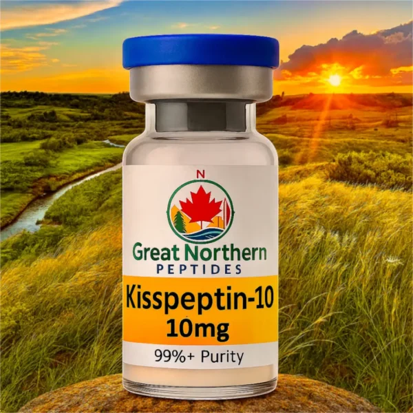 Kisspeptin-10 peptide 10mg vial from Great Northern Peptides