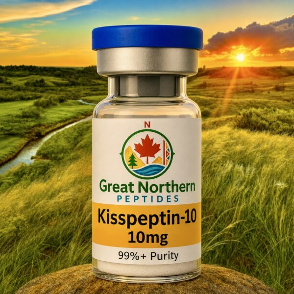 Kisspeptin-10 peptide 10mg vial from Great Northern Peptides
