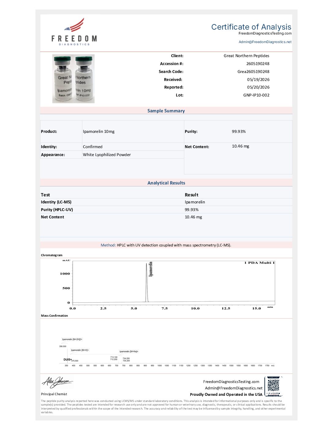 Ipamorelin 10mg