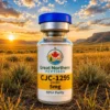 CJC-1295 with DAC 5mg | Great Northern Peptides Canada CJC-1295 with DAC 5mg peptide vial from Great Northern Peptides Canada for growth hormone support and recovery research.